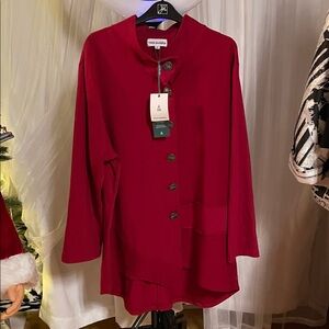 Neon Buddha NEW Women's Anytime Jacket Crimson